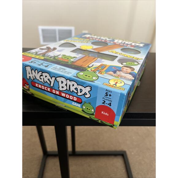 Angry Birds Knock On Wood Board Game Mattel 2010 - 100% Complete - Picture 8 of 8